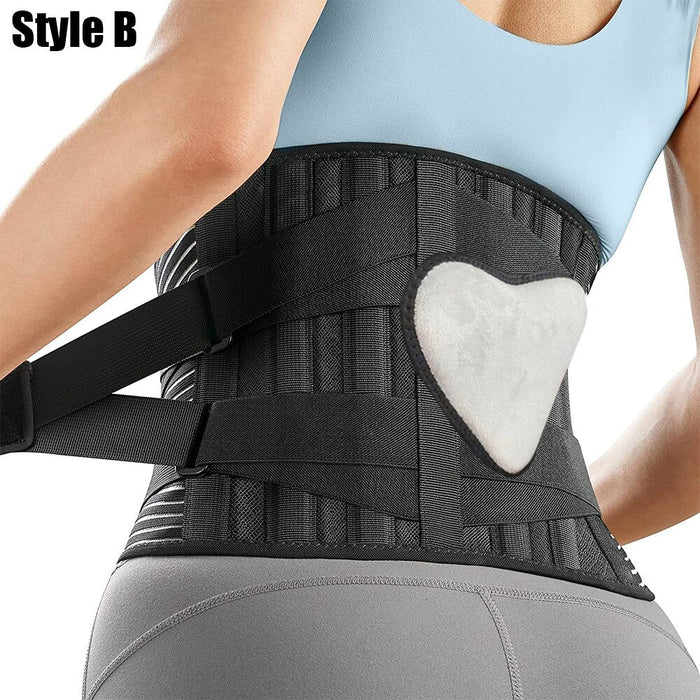 Breathable Lower Back Brace Support Belt Pain Relief for Herniated Disc