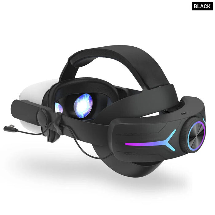 For Oculus Quest 2 Adjustable Alternative 8000Mah 2In1 Charging Head Strap