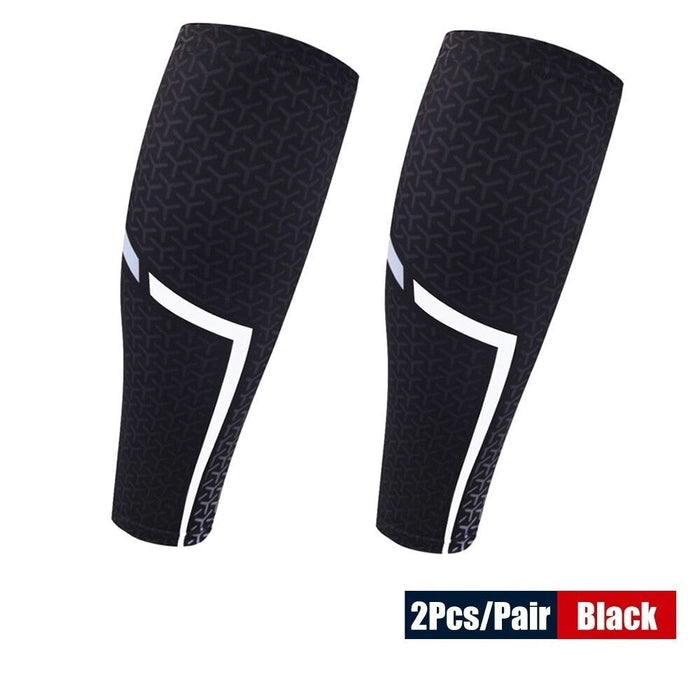 2Pcs/Pair Breathable Elastic Calf Protector Leg Sleeves For Running Football Cycling