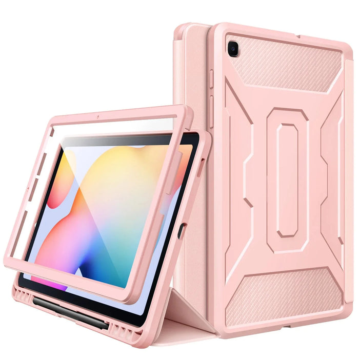 Case For Samsung Galaxy Tab S6 Lite 10.4 2022 (SM-P613/P619) [Built-in Screen Protector]Full-Body Trifold Stand Cover Case