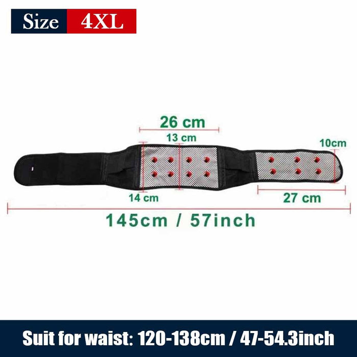 Adjustable Self Heating Magnetic Therapy Lumbar Brace Belt For Working