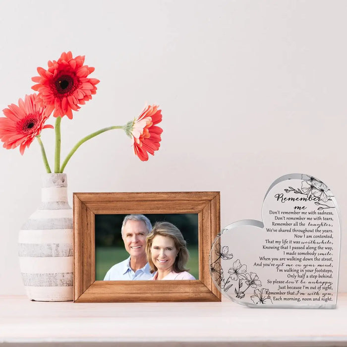 Acrylic Memorial Decor For Loss Of Loved Ones