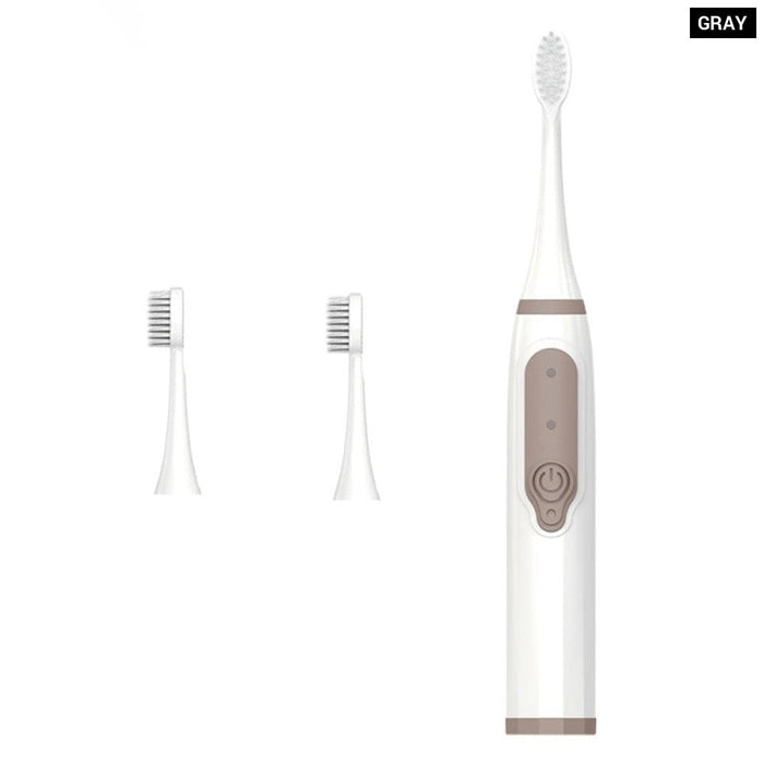 Jianpai Sonic Electric Toothbrush for Men and Women Adult Household Non Rechargeable Soft Hair IPX6 Waterproof