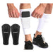 1pair Soccer Protective Shin Guard Socks With Pocket