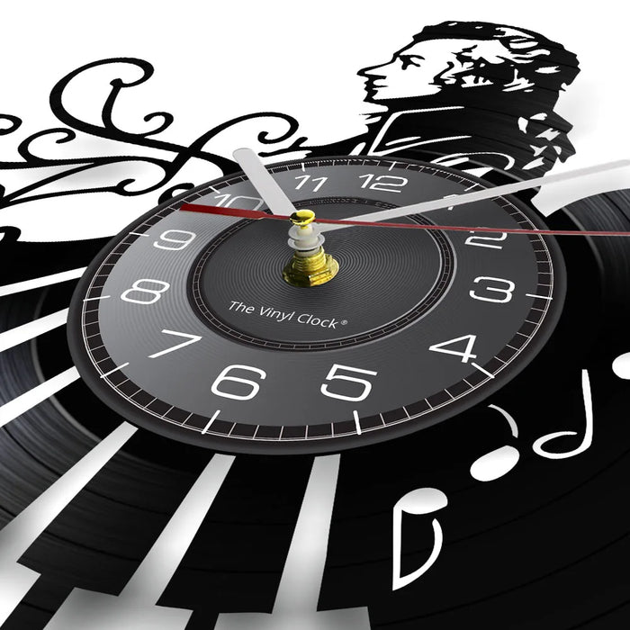 Mozart Vinyl Record Wall Clock