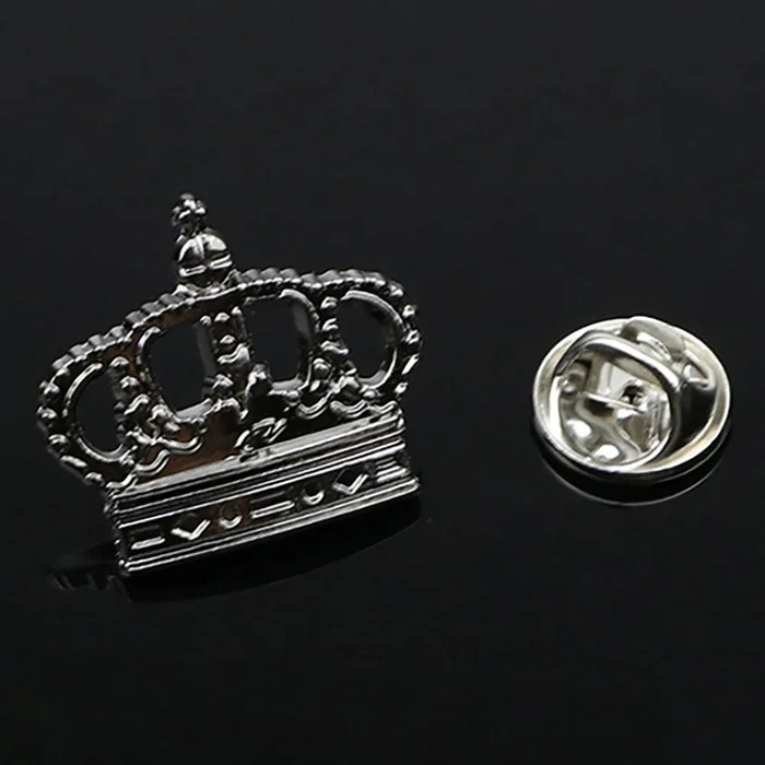 Shine Bright With Our Novelty Crown Star Lapel Pin For Suits Dresses