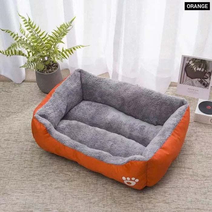 Cozy Waterproof Pet Bed For Cats And Dogs