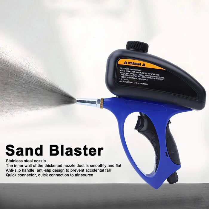 Adjustable Sandblasting Gun Portable 90psi Sand Blaster