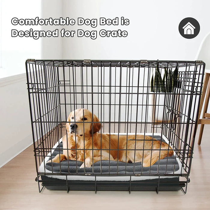 Soft Orthopedic Dog Bed Washable Nonslip Egg Crate Foam Kennel Pad Pet Sleeping Mat Cushion