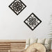 2 Piece Boho Wood Wall Decor For Living Room