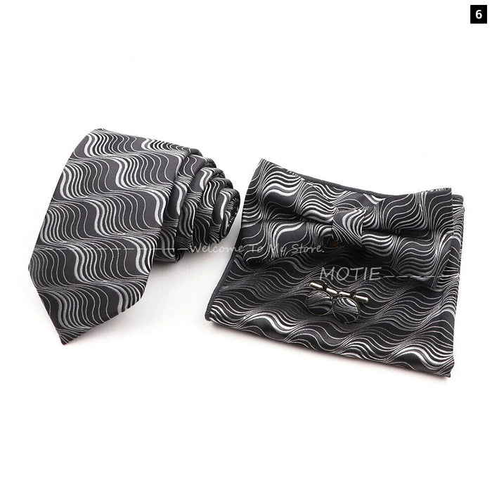 Classic Plant Tie Set For Weddings And Daily Wear