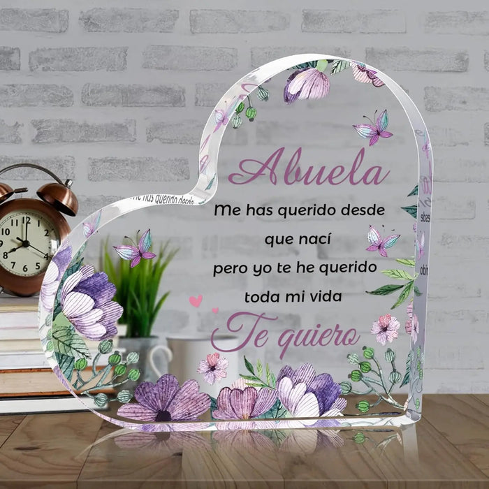 Spanish Acrylic Plaques For Grandma Gifts For Abuelas