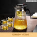 Premium Heat Resistant Tea Set With Kung Fu Teapot