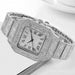 2pcs Set Watches For Men Fashion Casual Simple Mens Square