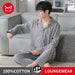 Comfy Cotton Mens Pajamas With Long Sleeves