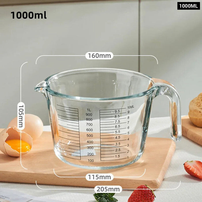 Glass Measuring Cup For Baking And Cooking