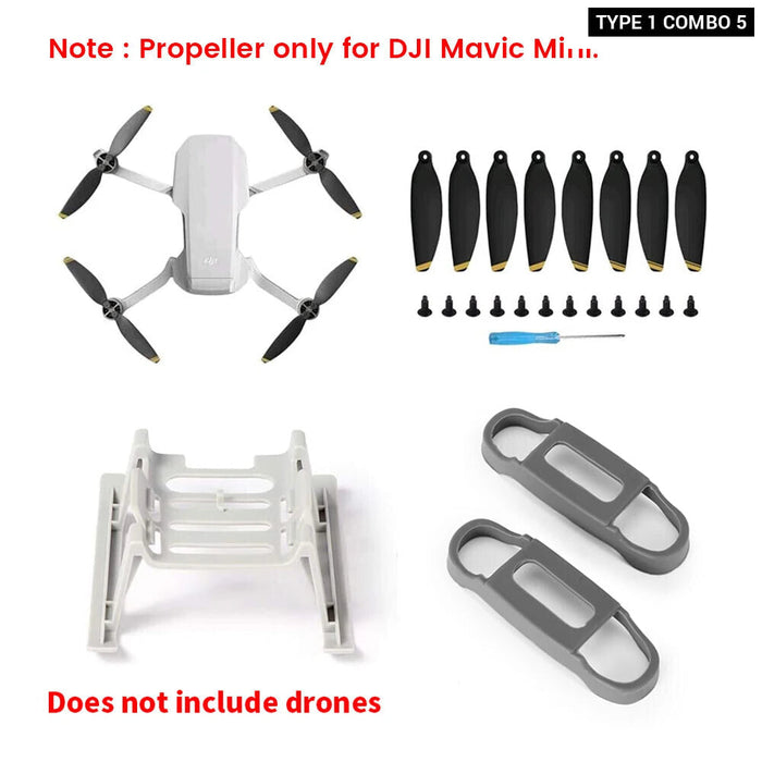 Mini Se Drone Landing Gear Quick Release Height Extended Leg Protector For Dji Mavic Mini Mini 2