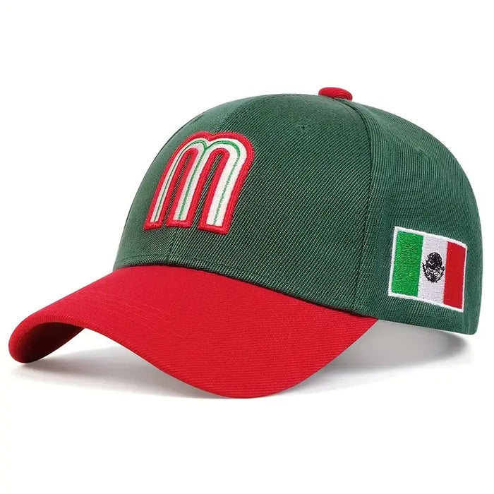 Adjustable Baseball Cap / Hat Embroidered Letter M