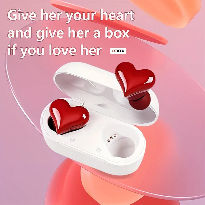 Wireless Heart Shaped Tooth Earphones With Noise Reduction