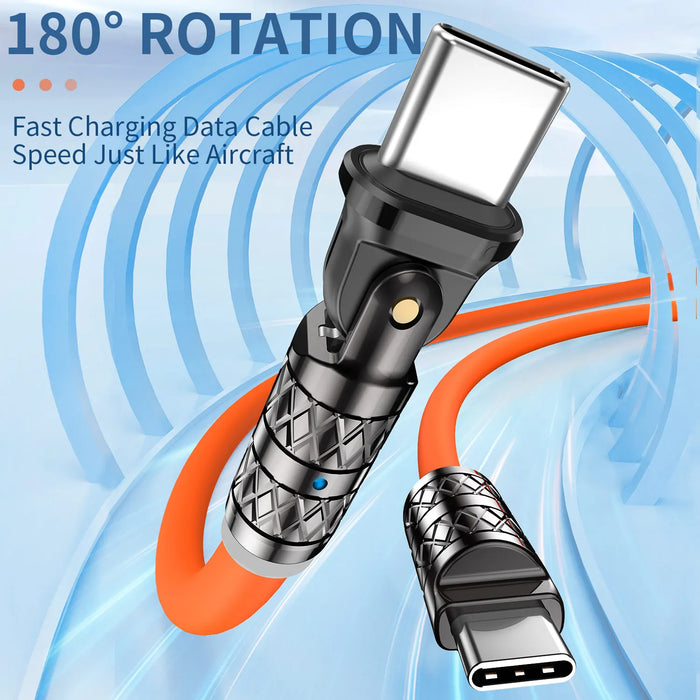 100W Usb C To C Cable For Iphone15 Pro Max Xiaomi Poco F5 Fast Charge Data