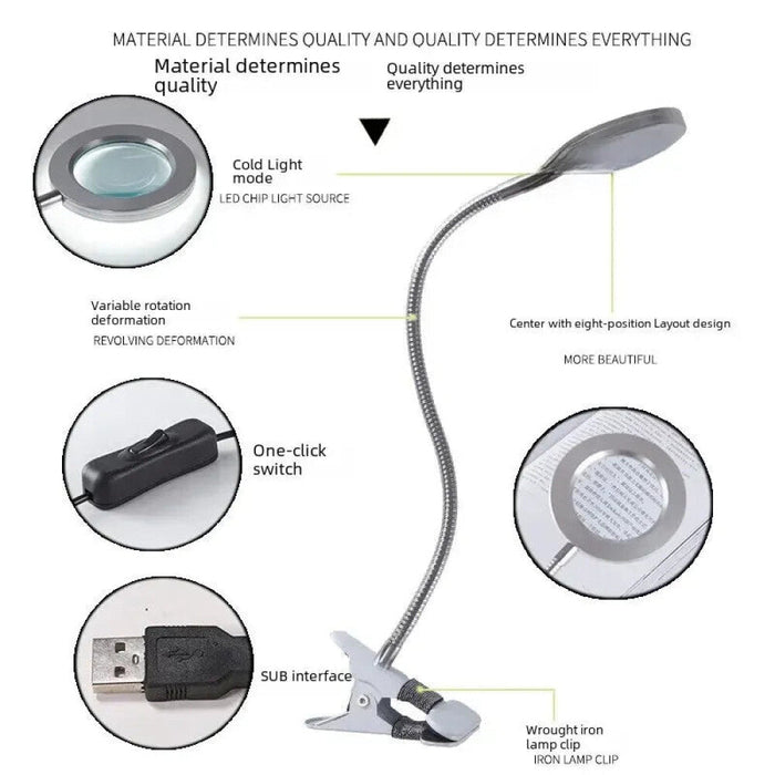 Korean Style Led Desk Lamp For Reading And Study