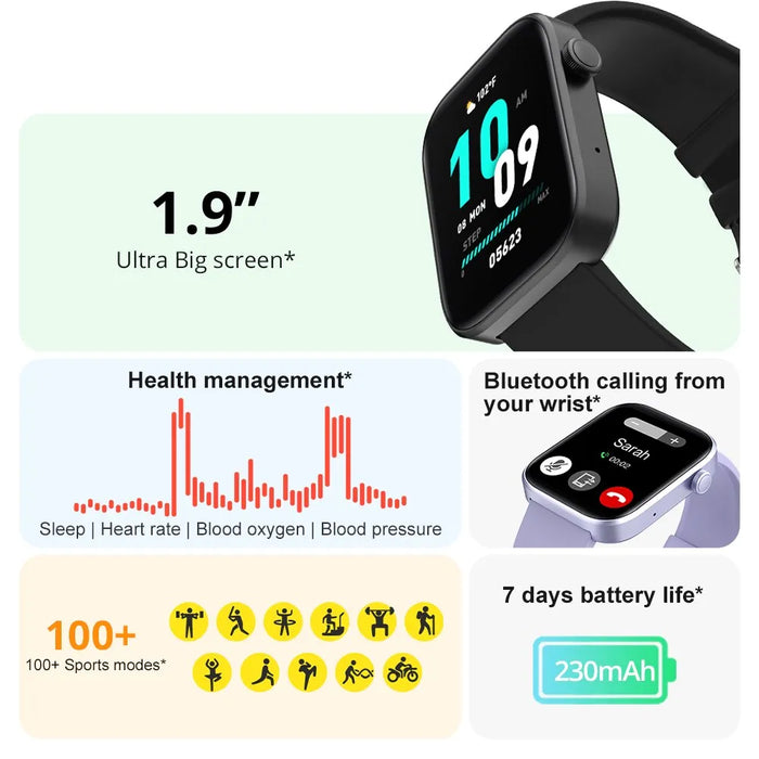 Colmi P71 Smartwatch With Voice Calling Health Monitoring Ip68 Waterproof