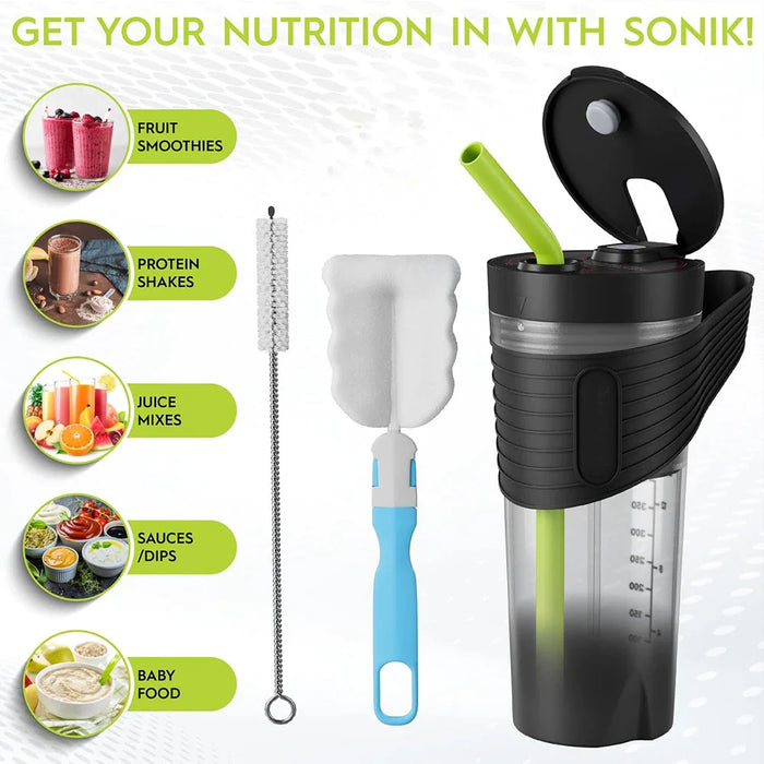 460Ml Portable Electric Fruit Juicer Cup With Usb Charge