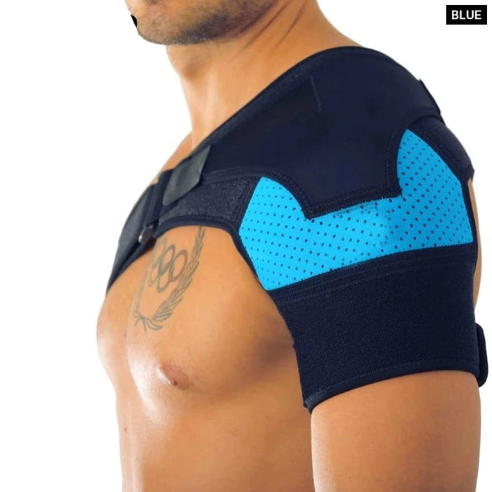 Adjustable Compression Shoulder Brace Sleeve Wrap For Pain Relief Dislocated Ac Joint