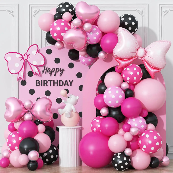 Rainbow Coloured Balloon Arch For Candy Sweet Birthday Party Decorations Donut Grow Ice Cream Birthday Party Decorations