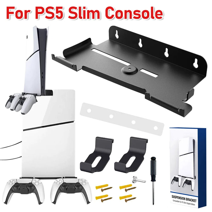 Ps5 Slim Wall Mount Bracket For Space Saving Storage