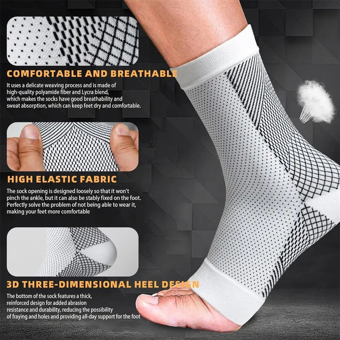 Neuropathy Ankle Socks For Men Women Ankle Gout Achilles Tendonitis And Pain Relief