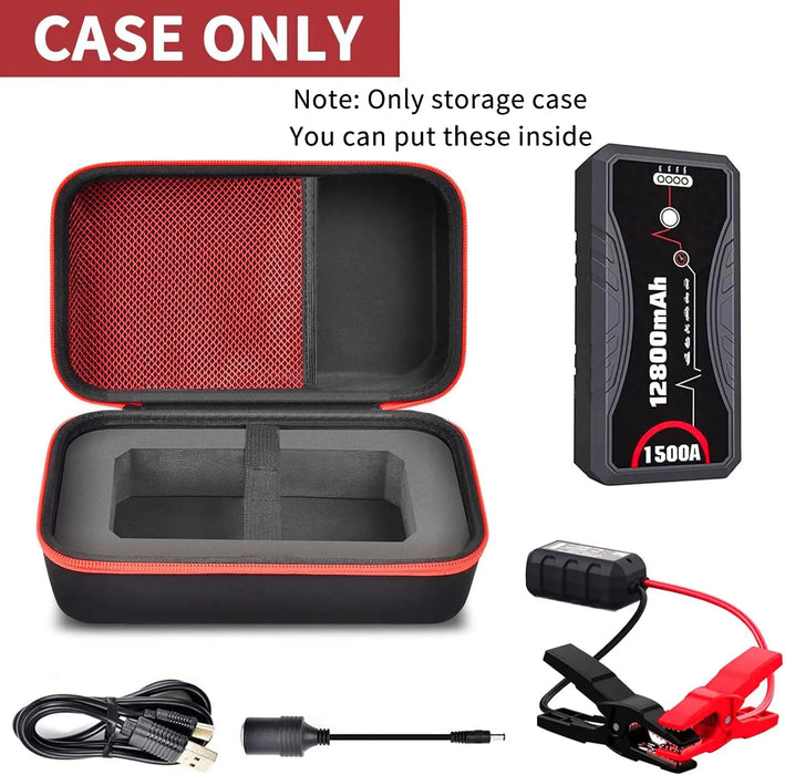 Nexpow Car Jump Starter Case 1500A Peak 12800Mah Battery Q10S/T11 Storage Box Box Only