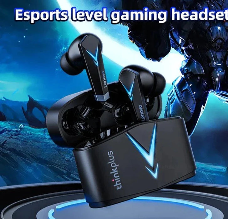 Wireless Bluetooth Lp6 Tws Gaming Earbuds Hifi Music With Dual Mode Noice Cancelling Earphones