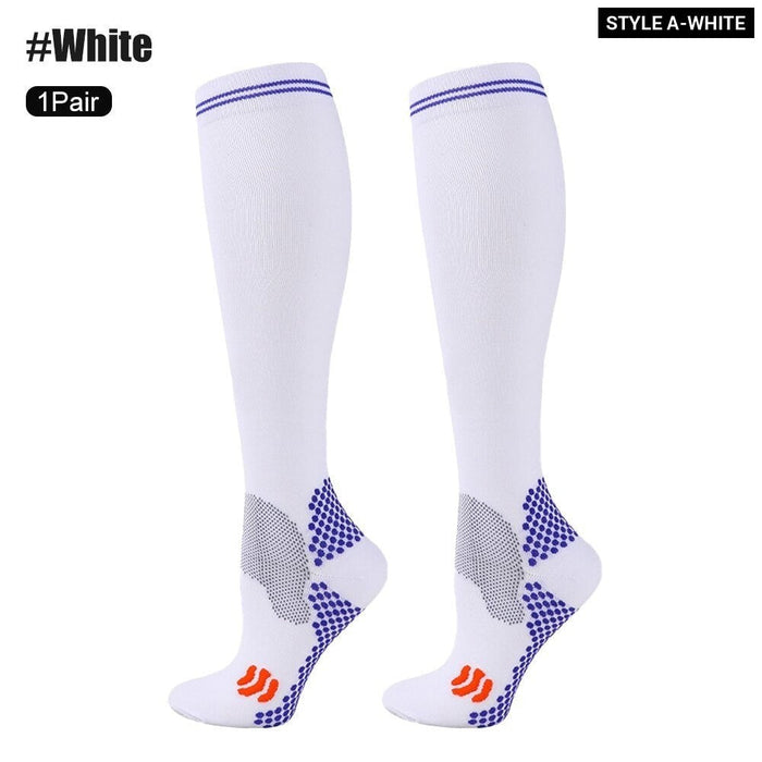 1Pair Medical Compression High Socks for Edema Diabetic Varicose Veins Woman