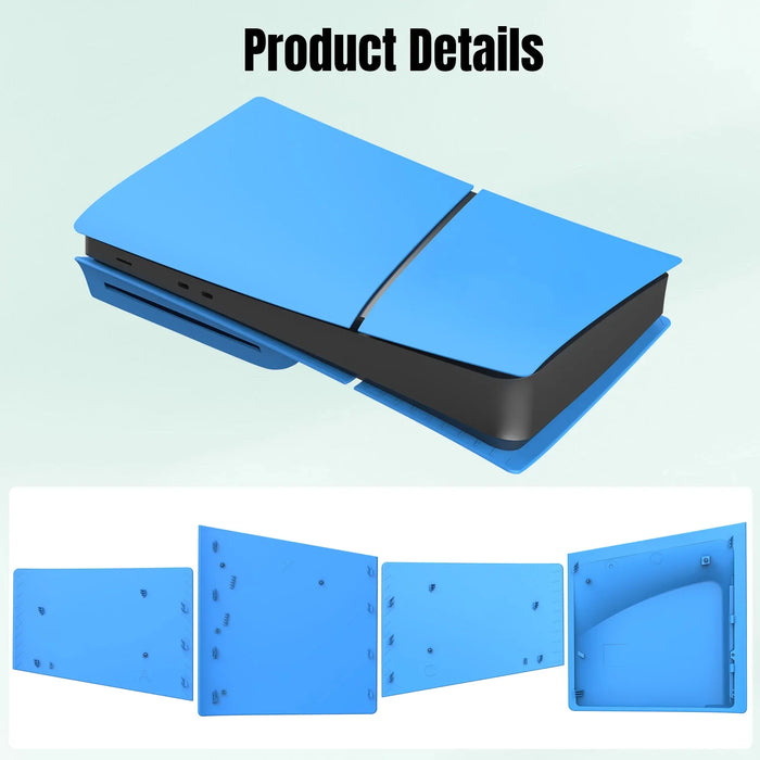 Star Blue Ps5 Slim Console Shell Plates