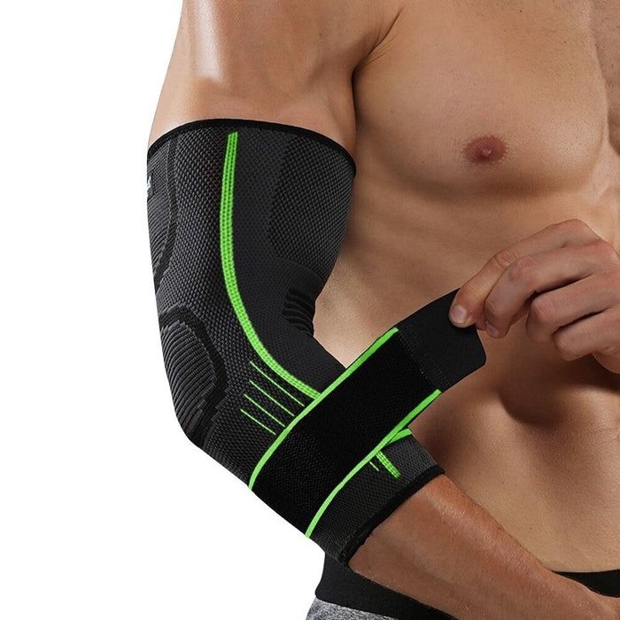 1 Pc Elastic Elbow Protective Bandage Absorb Sweat Pad For Basketball