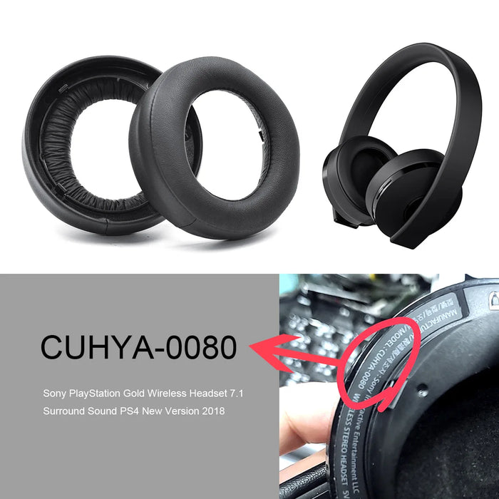 Replacement Earpads For Sony Gold Wireless Ps4 Headset