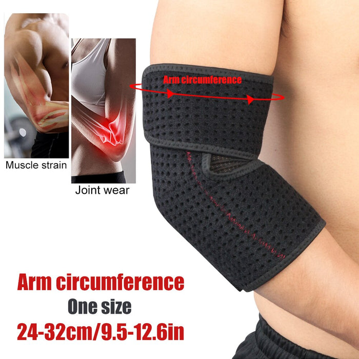 2Pcs Adjustable Elbow Support Brace Wrap for Golfer Bursitis Tendonitis