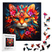 Flower Cat Wooden Puzzle