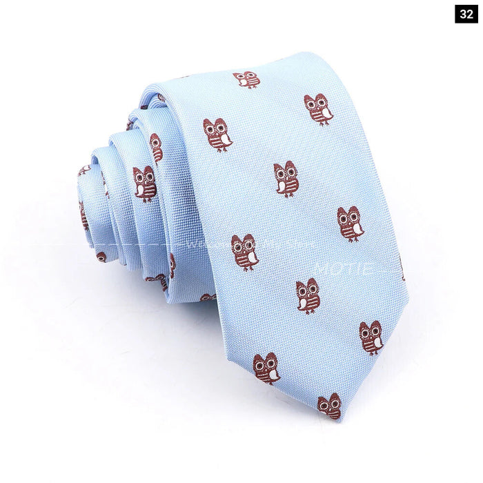 Blue Sailboat Necktie For Men Weddings Parties And Daily Wear