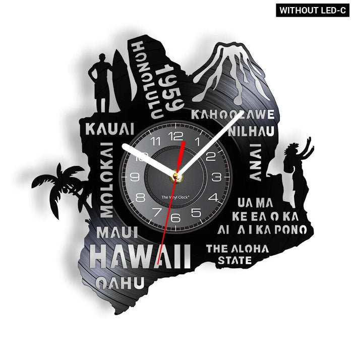 Hawaii Home State Wall Clock