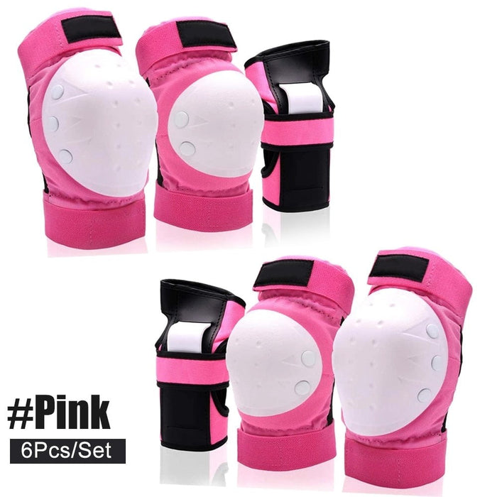 Protective Gear Knee Elbow Pads Wrist Guards for Skateboarding Roller Skating Cycling