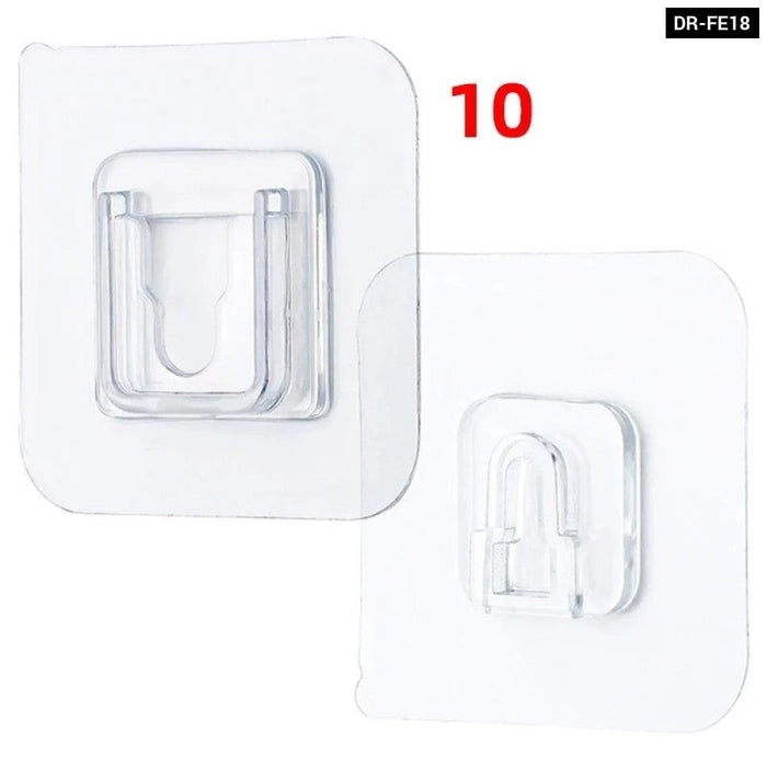 Double-sided Strong Transparent Adhesive Wall Hooks