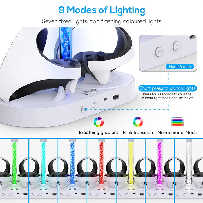 Psvr2 Charging Stand With Rgb Base