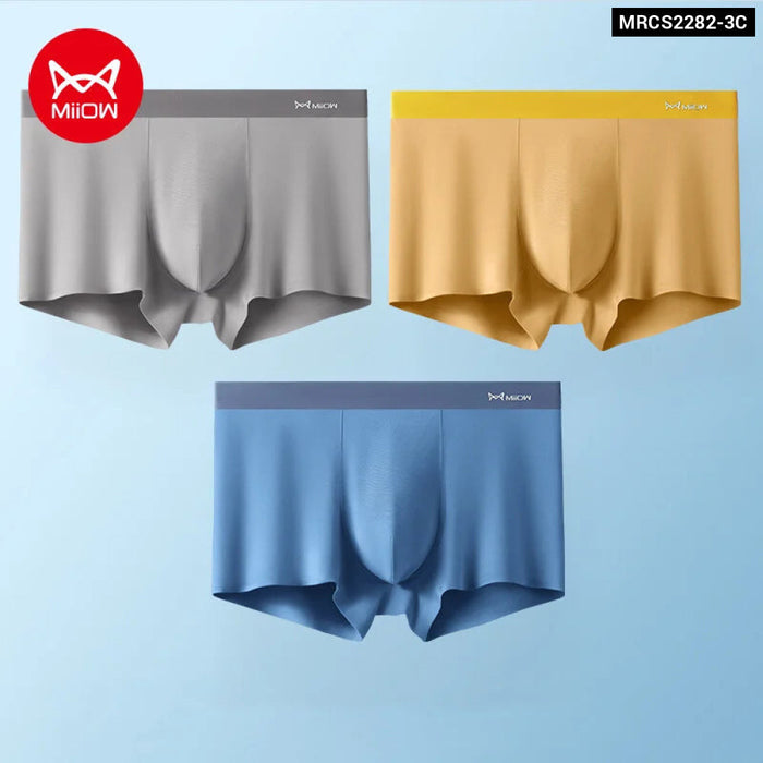 3 Piece 80 Count Modal Blend Mens Boxer Shorts