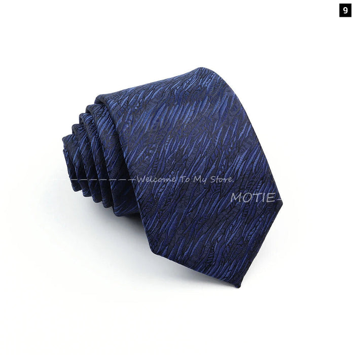 Blue Paisley Floral Tie For Business And Party Attire