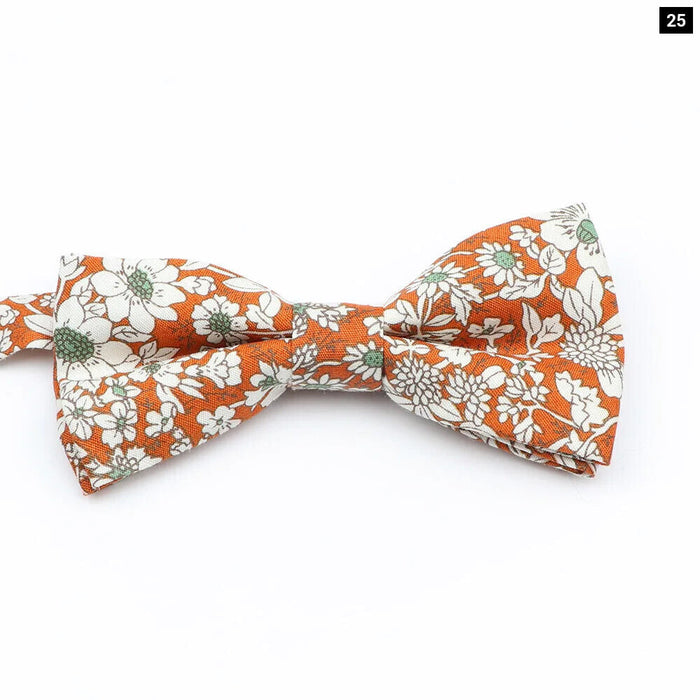 Colourful Floral Bow Ties Fashionable And Fun For Kids