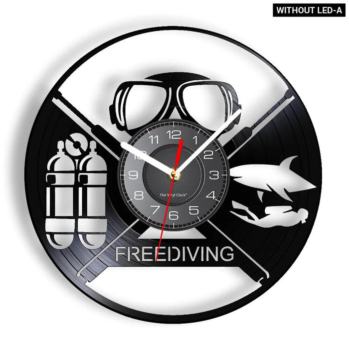 Underwater Scuba Diving Wall Clock