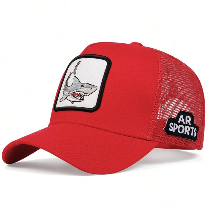 Adjustable Shark Embroidered Baseball Cap / Hat