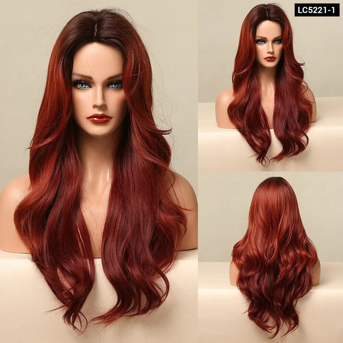 Long Wavy Pink Cosplay Wig